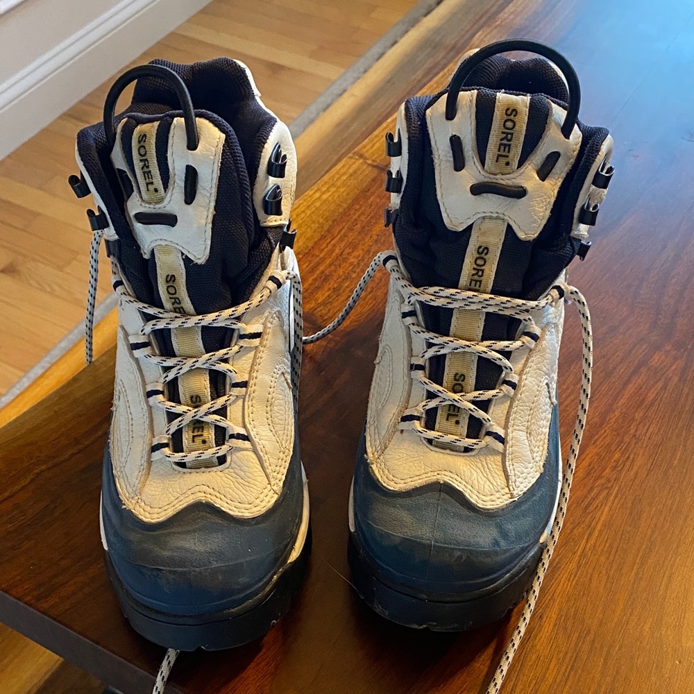 Sorel  Blue and White Hiking/snow Boots